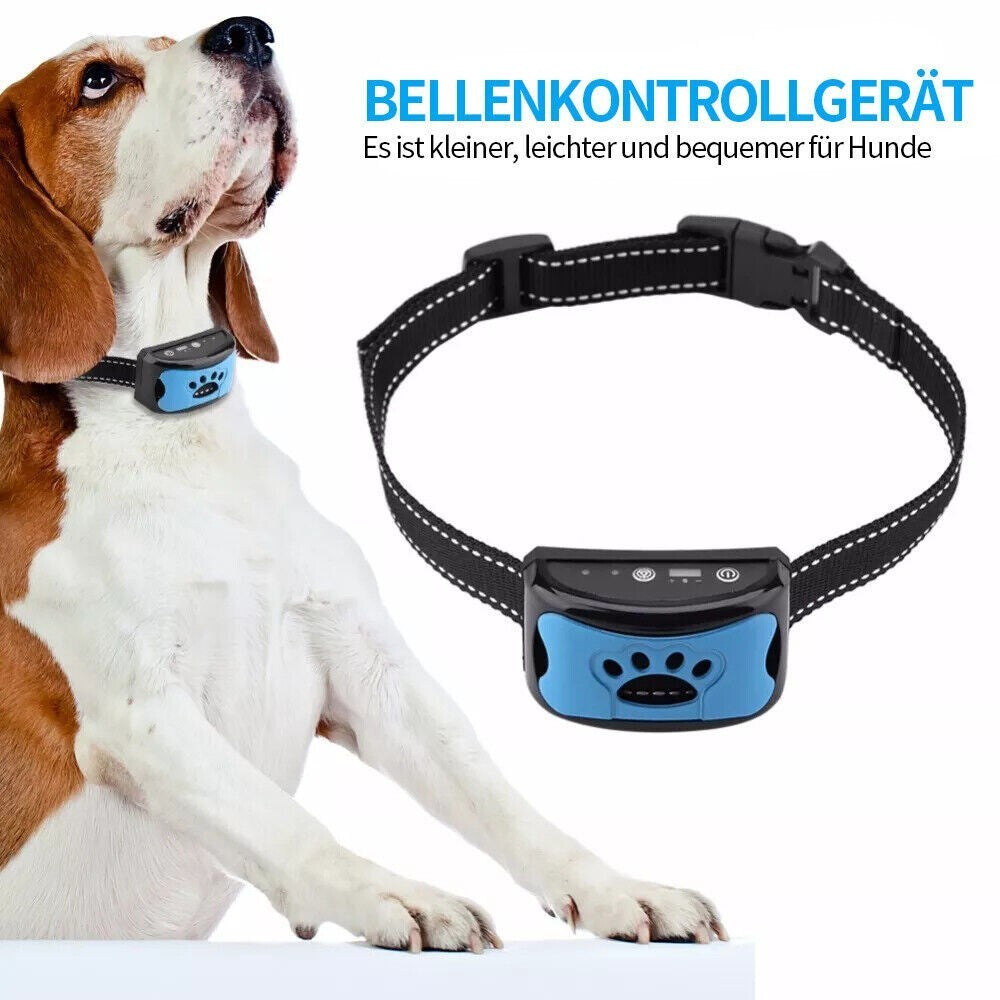 NEW Anti Bell Collar Dogs Parenting Collar Tone Vibration Dogs Pet DE
