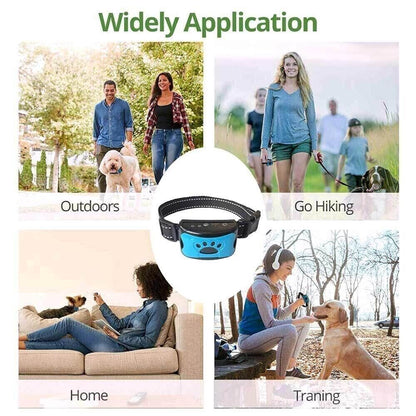 NEW Anti Bell Collar Dogs Parenting Collar Tone Vibration Dogs Pet DE