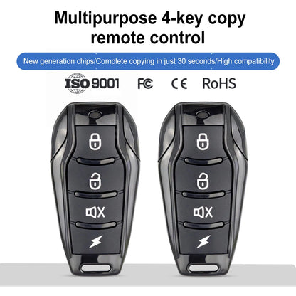 315/433Mhz Clone Remote Control Copy Function 4 Buttons RF Transmitter Auto Cloning Duplicator for Garage Door Electric Door