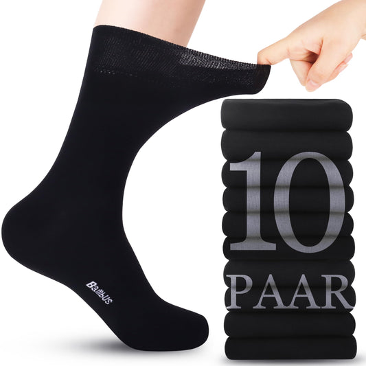 Belloxis 10 Paare Diabetikersocken Herren 39-42 Diabetikersocken Damen Socken Ohne Gummibund Herren Diabetiker Socken Geschenke für Diabetiker