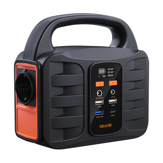 Portable Power Station T101, 99Wh 150W Lithium Battery Backup With AC Outputs,Solar Generator For Travel And Camping,Solar Panel Is Not Included