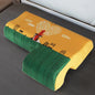 Couple Pillow with Memory Foam and Hemp Design