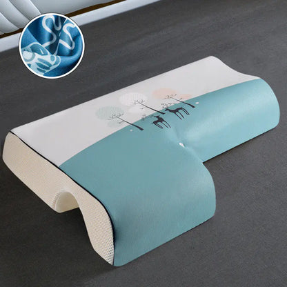 Couple Pillow with Memory Foam and Hemp Design