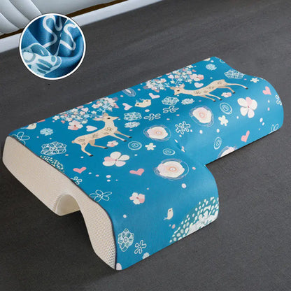 Couple Pillow with Memory Foam and Hemp Design