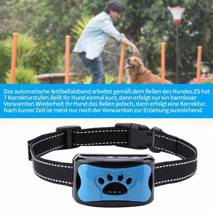 NEW Anti Bell Collar Dogs Parenting Collar Tone Vibration Dogs Pet DE