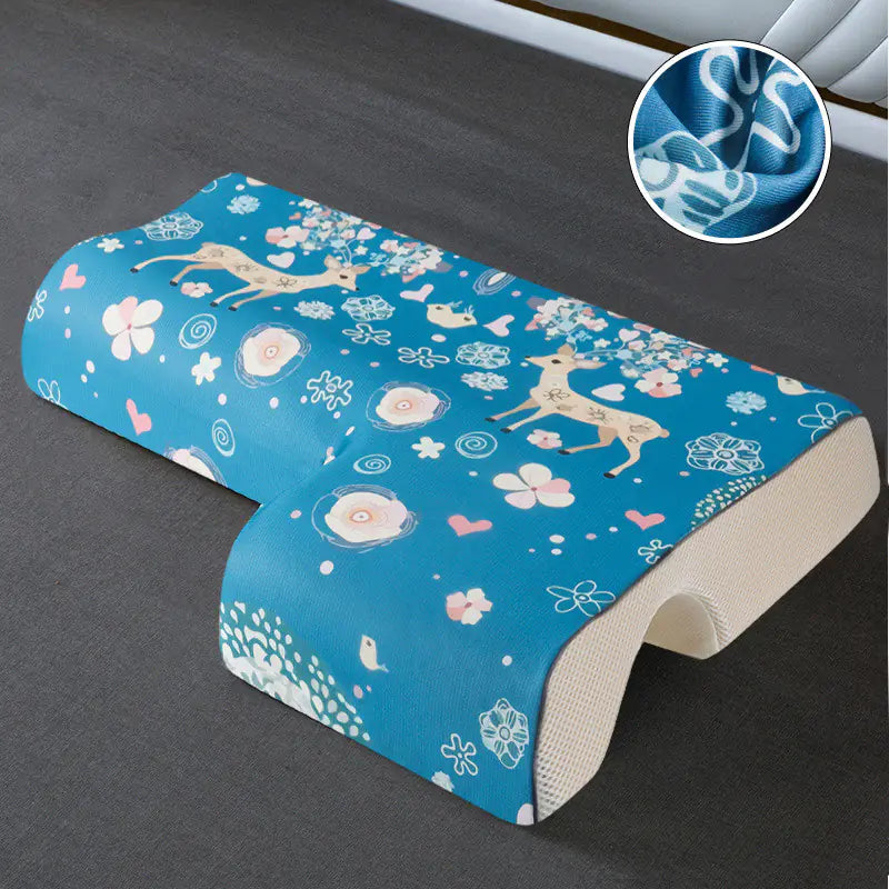 Couple Pillow with Memory Foam and Hemp Design